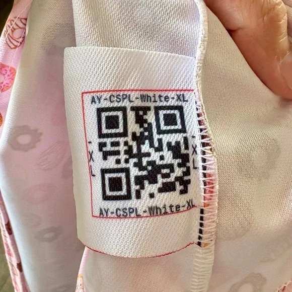 Men’s XL Donut Print Polo Golf Shirt – Fun & Unique! - Picture 4 of 4